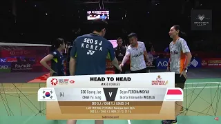 Highlights | KAPAL API Indonesia Open 2024: Seo/Chae (KOR) [4] vs. Ferdinansyah/Widjaja (INA) - R16