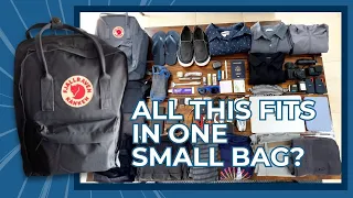 Fjällräven Kanken 13" Laptop Backpack - Packing for a 3 MONTH TRIP AROUND THE WORLD!