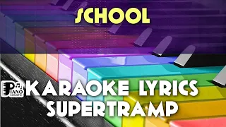 SCHOOL SUPERTRAMP KARAOKE LYRICS VERSION PSR S975