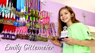 Emily's Regional Medals & Trophy - Gymnastics Level 8