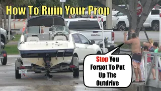 How To Ruin Your Prop | Don't Do This | Miami Boat Ramps | Bay Front | Wavy Boats | Broncos Guru