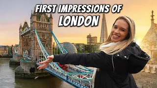 First Time in London! / Our First Impressions of London City!