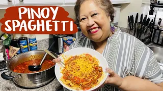 Filipino Style Spaghetti Recipe | Home Cooking With Mama LuLu