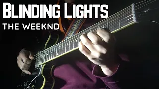 The Weeknd - Blinding Lights - Guitar Loop Cover (free tabs download)