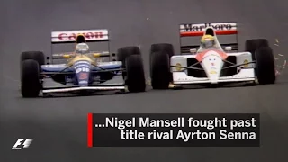 Mansell And Senna Battle In Barcelona | 1991 Spanish Grand Prix