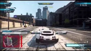 NFS most wanted - bugatti veyron vs koenigsegg agera