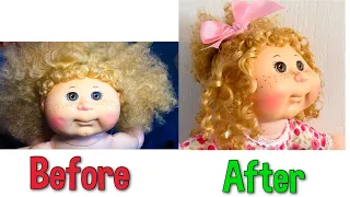 Cleaning Cabbage Patch Kids!