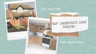 RAF LAKENHEATH BASE HOUSING |LIBERTY VILLAGE 3 BEDROOM|