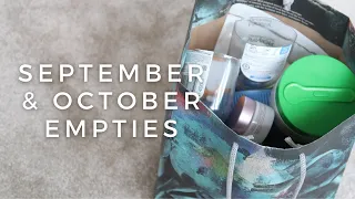 September & October  Beauty Empties | Make Up Rehab | Rose Keats