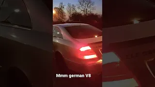 Mercedes CLK500 cold start ❤️