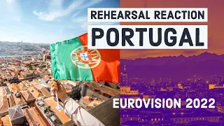 REACTION: Portugal's Rehearsal, #Eurovision2022 [Alesia Michelle]