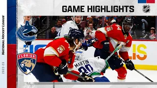 Canucks @ Panthers 1/14 | NHL Highlights 2023