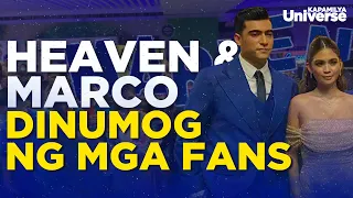 Ex-PBB Housemate Heaven Peralejo at Marco Gallo, dinumog ng mga fans sa Premiere Night