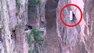 Death Road on the Cliff | Most Dangerous Road in China | Amazing Places