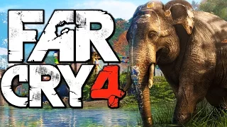 Far Cry 4 Funny Moments (Riding an Elephant, Hunting Rare Demon Fish)