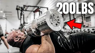 PRESSING 200LB DUMBBELLS | ROAD TO THE SHAW CLASSIC WEEK 6