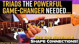 Learn Amazing Sounding TRIADS Like THIS - And CHANGE Your Guitar Playing FOREVER!