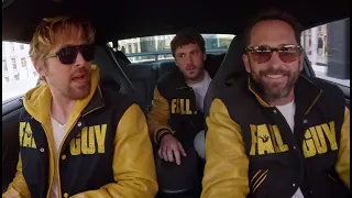 Ryan Gosling caught doing carpool karaoke with a stuntman twist while promoting "The Fall Guy".