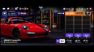NFS No Limits | Need For Speed | Unlocking Tuning Level | Tune | Porsche 911 Carrera (991)