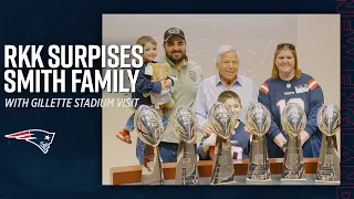 Robert Kraft Surprises Local Family at Gillette Stadium During American Heart Month | Off The Field