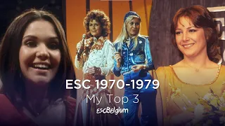 ESC 1970 - 1979 / My Top 3 Each Year