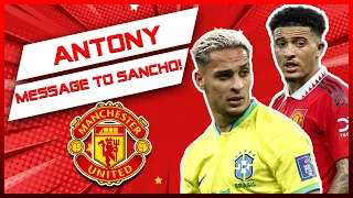 🛑ANTONY SENDS MESSAGE TO SANCHO!!! winger sends message to 2 key players As ten hag plan incoming