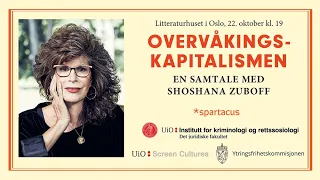 The Age of Surveillance Capitalism – a live conversation with Shoshana Zuboff