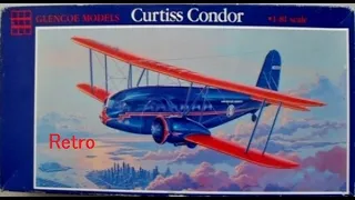 Building the Curtiss Condor from glencoe models, in 1/81scale.