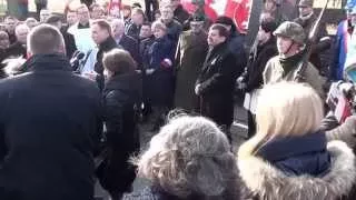 Wystąpienie A.Dudy przy symbolicznym grobie D.Siedzikówny "Inki" - Gdańsk 01.03.15"