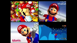 4 Mario's Singing The Gummy Bear Song