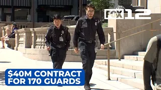 170 guards now stationed at Multnomah Co. buildings after $40M contract