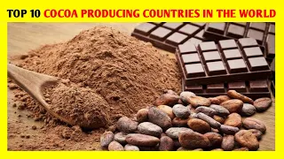 Top 10 Cocoa Producing Countries in the world / Top 10 IW