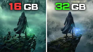 Hogwarts Legacy - 16GB vs 32GB RAM | RTX 3080, RTX 4090