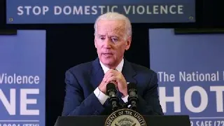 Biden Visits Domestic Violence Hotline