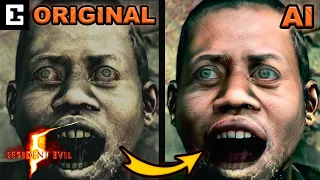 Resident Evil 5 REMAKE I made ULTRA REALISTIC FACES with AI in RE5 | Part 2