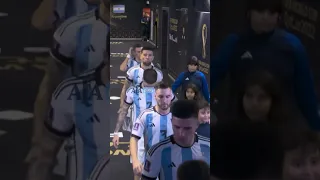 Argentina vs Francia "tunel" Final Mundial Qatar 2022 video INEDITO