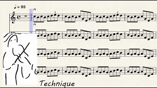 Wohlfahrt Op. 45 - Etude No.  1. Music Score for String Orchestra. Play Along. Wohlfahrt Etude No. 1