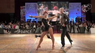 2011 WDSF World Latin Final: Pasechnik - Berardi Solo Cha Cha PoV