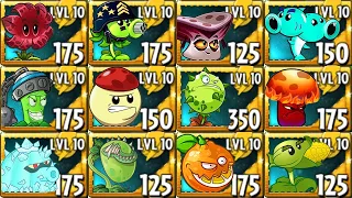 All PEA & New Plant VS Team Jurrasic Zombie - Who Will Win? - PvZ 2 Challenge