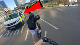 Riding E Scooter Around Manchester & We Saw This..
