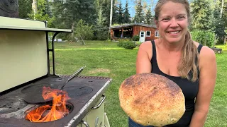 First Fire in Two DECADES - Restored for the Off-Grid Homestead