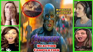 FIRST TIME WATCHING AVENGERS ASSEMBLE SCENE REACTION COMPILATION 😱 | AVENGERS ENDGAME | MAPKRISH