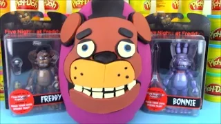 Five Nights at Freddy Huge Surprise Egg with FNaF Toys