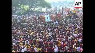 Thousands take part in ceremony for festival of Black Nazarene