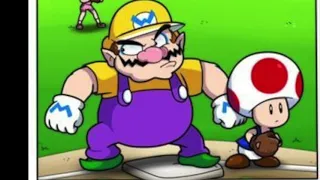 Wario steals Third Base (Super Mario Comic Dub)