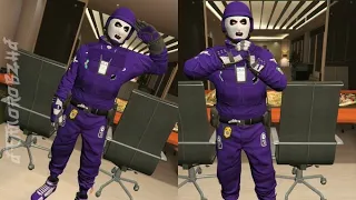 GTA5 MALE BEFF MODDED OUTFIT 1.57 (IAA BADGE, PURPLE ARMOUR & MORE!) BEFF GLITCH OUTFIT PS4-5/XBOX