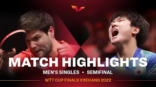 Highlights | Dimitrij Ovtcharov vs Tomokazu Harimoto | MS SF | WTT Cup Finals XinXiang 2022