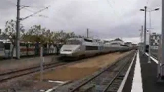 1er TGV a traction autonome sur Nantes - Les sables d'olonne