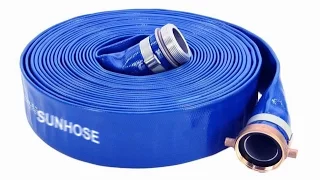 PVC/TPU layflat discharge water hose tubing - sunhose