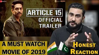 Article 15 - Trailer | Ayushmann Khurrana | Anubhav Sinha | Must Watch Reaction